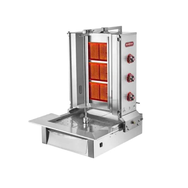 Işıkgaz 2165-B3 3 Radyanlı LPG'li Alttan Motorlu Döner Ocağı